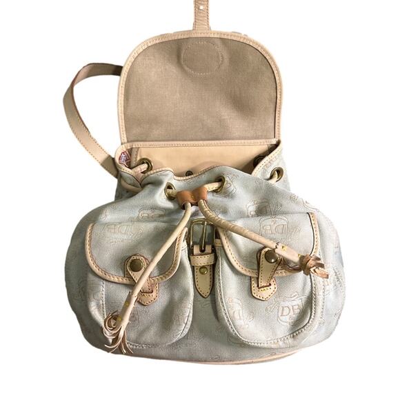 Vintage DOONEY & BOURKE Canyon Canvas and Leather Small Daypack/ Backpack - Picture 7 of 13
